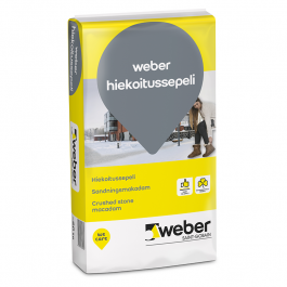 Hiekoitussepeli 3-6 mm Weber (P-02831) | Byggmax