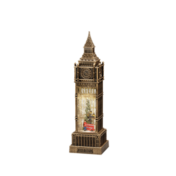 Stående Ljusdekoration Inne Vattenfylld Big Ben timer 5h Gnosjö Konstsmide