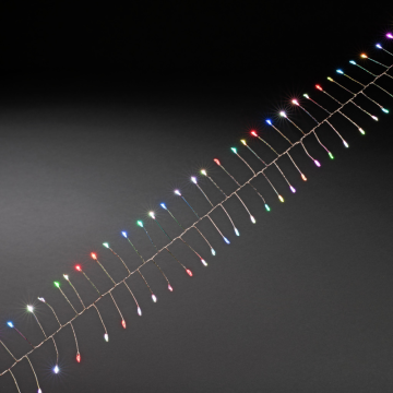 Sisätilojen valoverho Cluster 360 RGB mikro LED väri muuttuu Gnosjö Konstsmide
